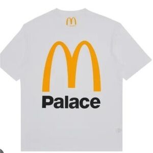 PALACE White Tee McDonalds collab